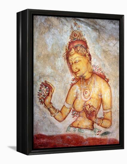 Mural Painting (6th Century), Sigiriya, Sri Lanka-Ivan Vdovin-Framed Premier Image Canvas