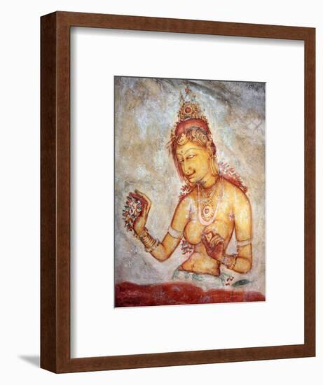 Mural Painting (6th Century), Sigiriya, Sri Lanka-Ivan Vdovin-Framed Photographic Print