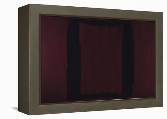 Mural, Section 3 {Black on Maroon} [Seagram Mural]-Mark Rothko-Framed Premier Image Canvas