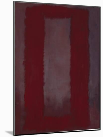 Mural, Section 4 {Red on maroon} [Seagram Mural]-Mark Rothko-Mounted Giclee Print