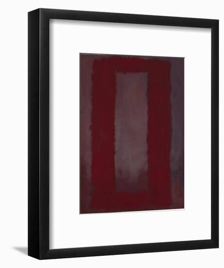 Mural, Section 4 {Red on maroon} [Seagram Mural]-Mark Rothko-Framed Premium Giclee Print