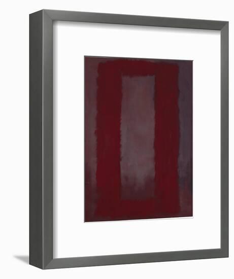 Mural, Section 4 {Red on maroon} [Seagram Mural]-Mark Rothko-Framed Premium Giclee Print