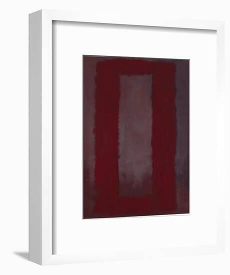 Mural, Section 4 {Red on maroon} [Seagram Mural]-Mark Rothko-Framed Premium Giclee Print