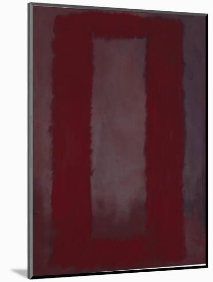 Mural, Section 4 {Red on maroon} [Seagram Mural]-Mark Rothko-Mounted Premium Giclee Print