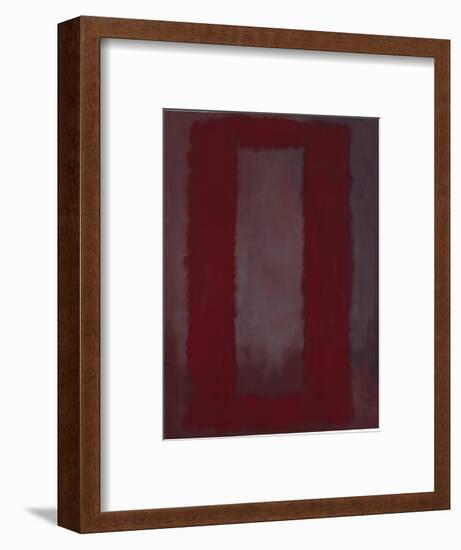 Mural, Section 4 {Red on maroon} [Seagram Mural]-Mark Rothko-Framed Premium Giclee Print