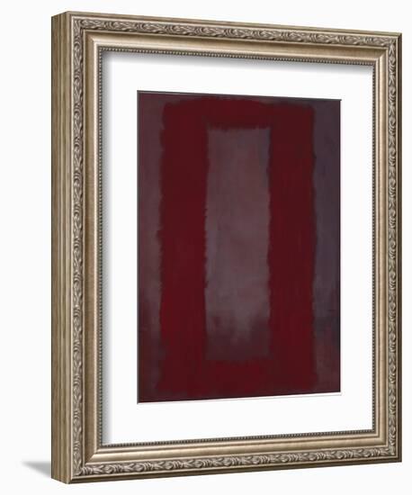 Mural, Section 4 {Red on maroon} [Seagram Mural]-Mark Rothko-Framed Giclee Print