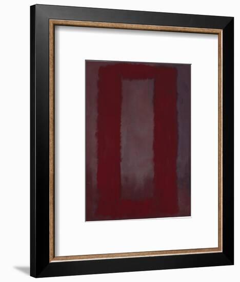 Mural, Section 4 {Red on maroon} [Seagram Mural]-Mark Rothko-Framed Giclee Print