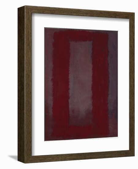 Mural, Section 4 {Red on maroon} [Seagram Mural]-Mark Rothko-Framed Giclee Print