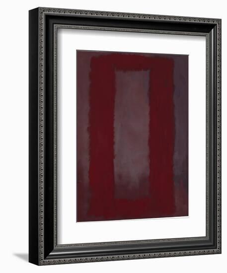 Mural, Section 4 {Red on maroon} [Seagram Mural]-Mark Rothko-Framed Giclee Print