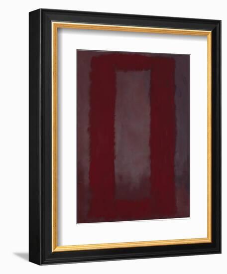 Mural, Section 4 {Red on maroon} [Seagram Mural]-Mark Rothko-Framed Giclee Print