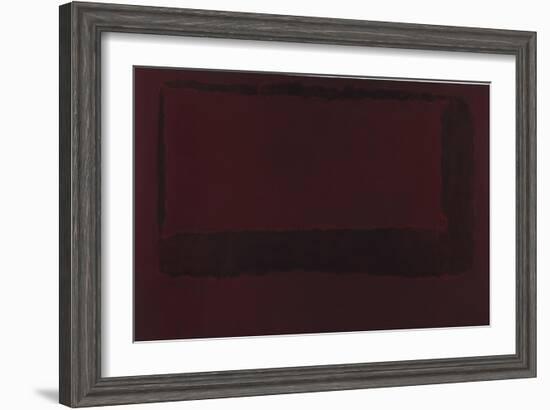 Mural, Section 5 {Red on Maroon} [Seagram Mural]-Mark Rothko-Framed Giclee Print