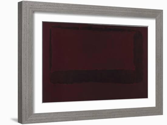 Mural, Section 5 {Red on Maroon} [Seagram Mural]-Mark Rothko-Framed Giclee Print