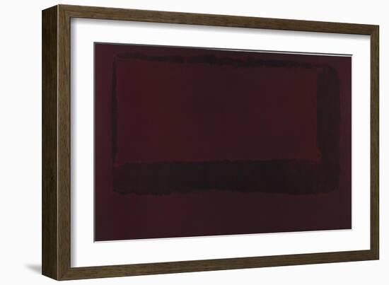 Mural, Section 5 {Red on Maroon} [Seagram Mural]-Mark Rothko-Framed Giclee Print