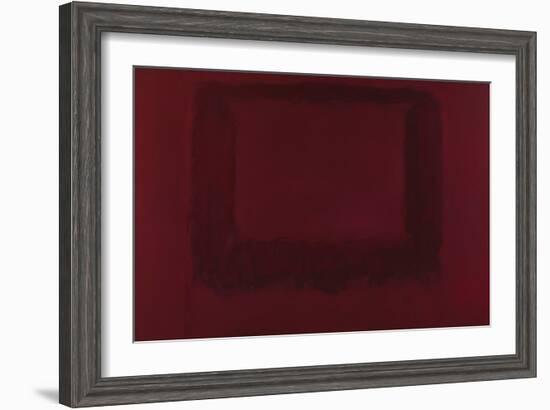 Mural, Section 7 {Red on Maroon} [Seagram Mural]-Mark Rothko-Framed Giclee Print