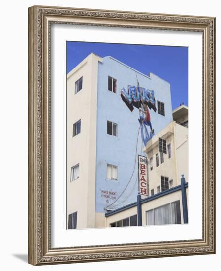 Mural, Venice Beach, Los Angeles, California, United States of America, North America-Wendy Connett-Framed Photographic Print