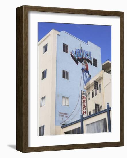 Mural, Venice Beach, Los Angeles, California, United States of America, North America-Wendy Connett-Framed Photographic Print