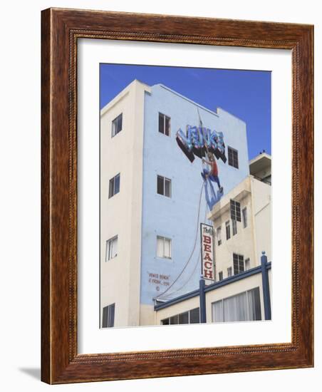 Mural, Venice Beach, Los Angeles, California, United States of America, North America-Wendy Connett-Framed Photographic Print