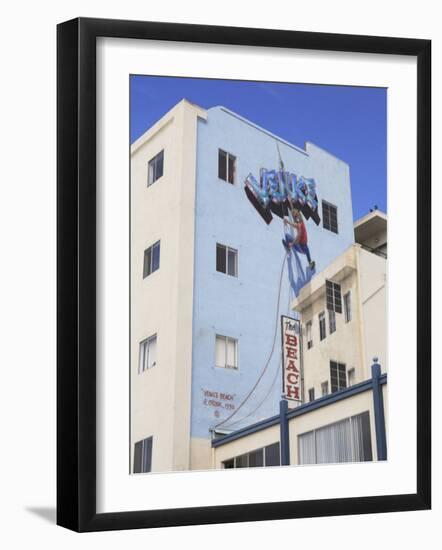 Mural, Venice Beach, Los Angeles, California, United States of America, North America-Wendy Connett-Framed Photographic Print