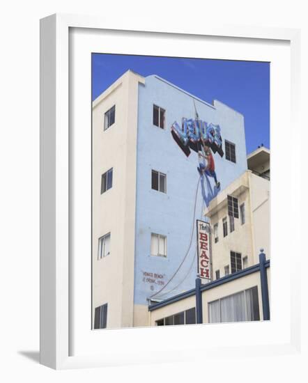 Mural, Venice Beach, Los Angeles, California, United States of America, North America-Wendy Connett-Framed Photographic Print