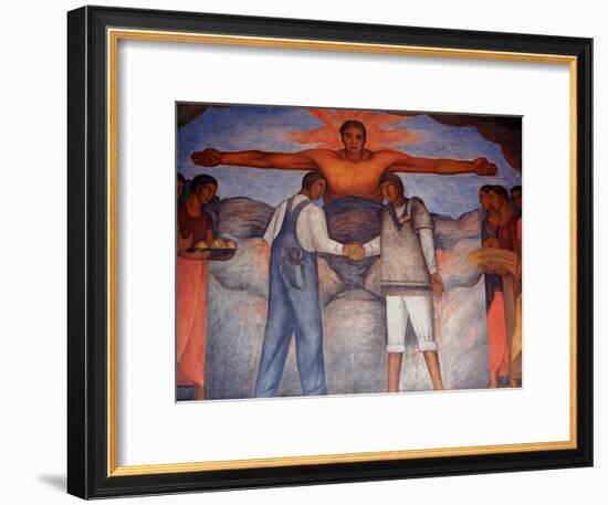 Murals by Diego Rivera, Secretary of Public Education, Mexico-Russell Gordon-Framed Photographic Print