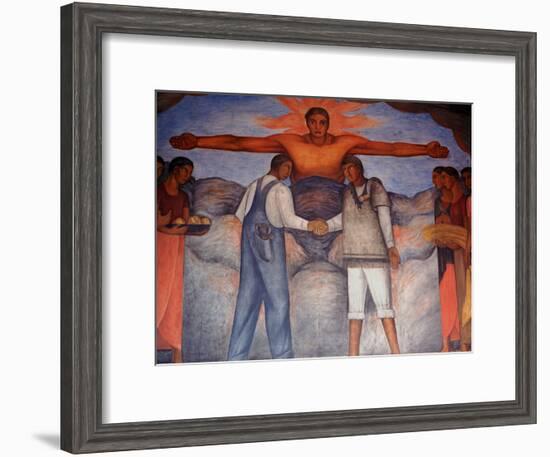 Murals by Diego Rivera, Secretary of Public Education, Mexico-Russell Gordon-Framed Photographic Print