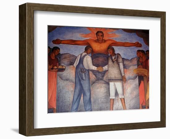 Murals by Diego Rivera, Secretary of Public Education, Mexico-Russell Gordon-Framed Photographic Print