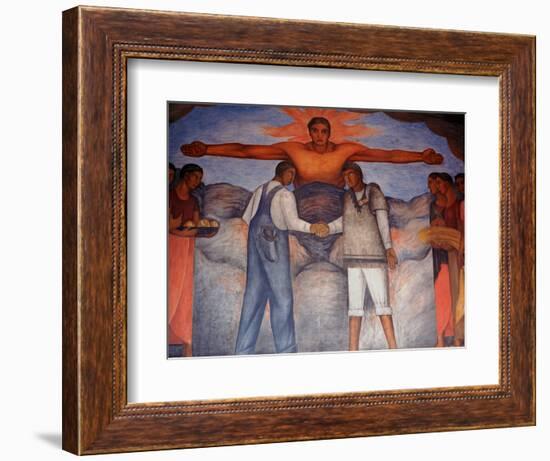 Murals by Diego Rivera, Secretary of Public Education, Mexico-Russell Gordon-Framed Photographic Print