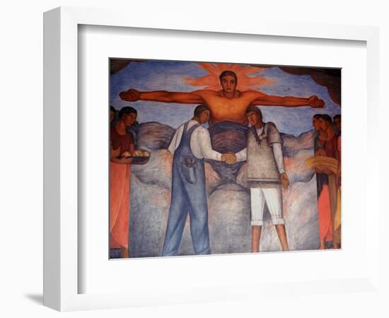 Murals by Diego Rivera, Secretary of Public Education, Mexico-Russell Gordon-Framed Photographic Print