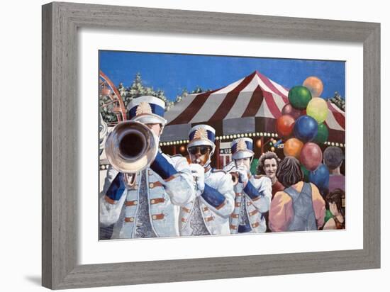 Murals, Dothan, Alabama-Carol Highsmith-Framed Art Print