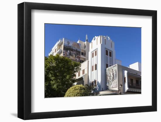 Murals in the Pedestrian Area of the Old Town of Los Llanos, La Palma, Spain-Gerhard Wild-Framed Photographic Print