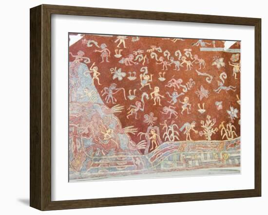 Murals, Teotihuacan, 150Ad to 600Ad and Later Used by the Aztecs, North of Mexico City-R H Productions-Framed Photographic Print