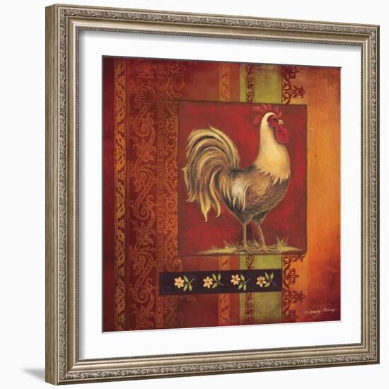 Murano Rooster I-Kimberly Poloson-Framed Art Print