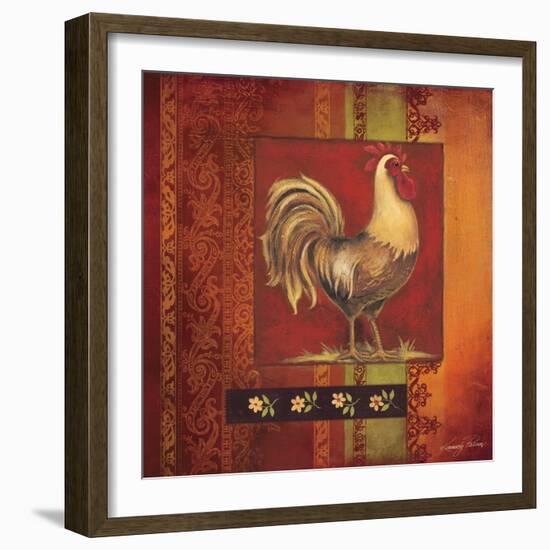 Murano Rooster I-Kimberly Poloson-Framed Art Print