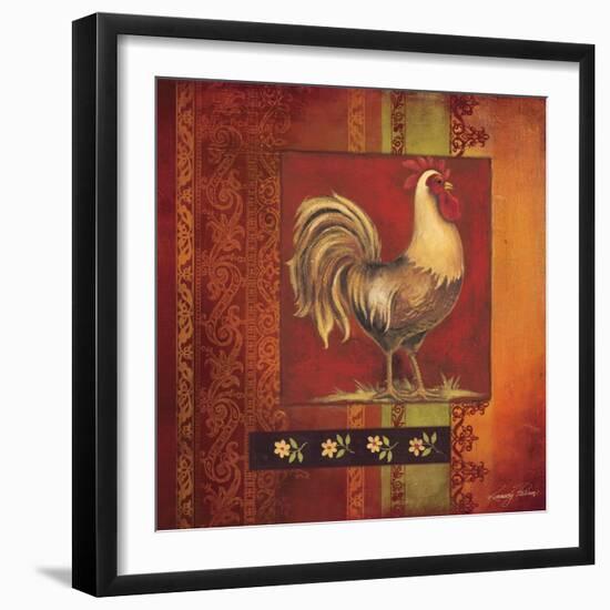 Murano Rooster I-Kimberly Poloson-Framed Art Print