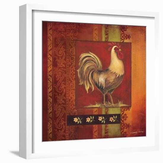 Murano Rooster I-Kimberly Poloson-Framed Art Print