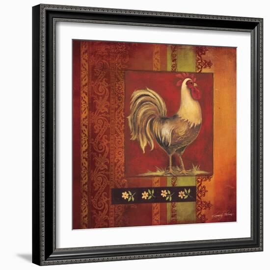 Murano Rooster I-Kimberly Poloson-Framed Art Print