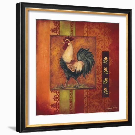 Murano Rooster II-Kimberly Poloson-Framed Art Print