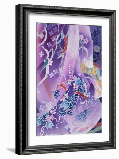 Murasaki-Haruyo Morita-Framed Art Print