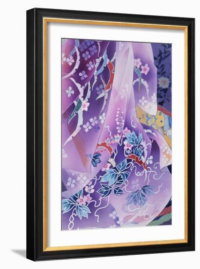 Murasaki-Haruyo Morita-Framed Art Print