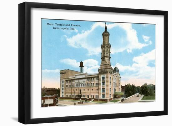 Murat Temple, Indianapolis, Indiana-null-Framed Art Print