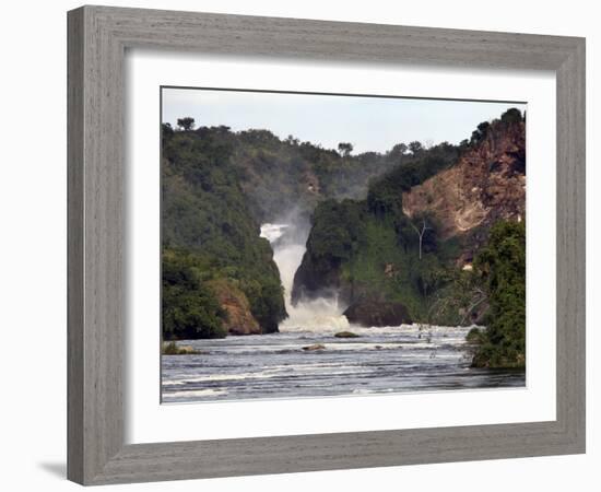 Murchison Falls, Murchison National Park, Uganda, East Africa, Africa-Andrew Mcconnell-Framed Photographic Print