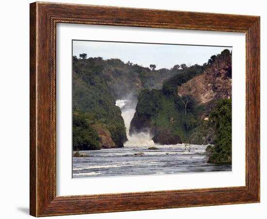 Murchison Falls, Murchison National Park, Uganda, East Africa, Africa-Andrew Mcconnell-Framed Photographic Print