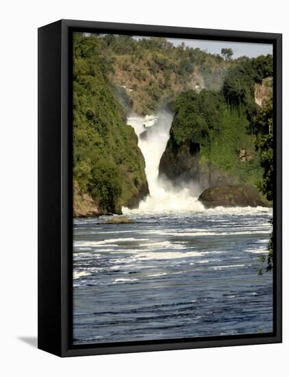 Murchison Falls, Victoria Nile, Uganda, East Africa, Africa-Groenendijk Peter-Framed Premier Image Canvas