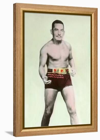 Murcielago, The Bat, Velasquez, Mexican Wrestler-null-Framed Stretched Canvas