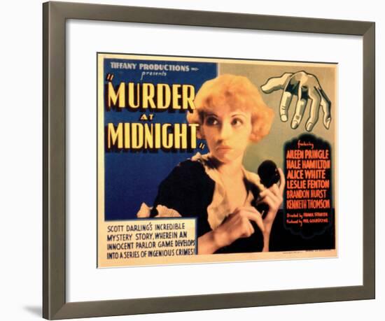 Murder at Midnight - 1931-null-Framed Giclee Print