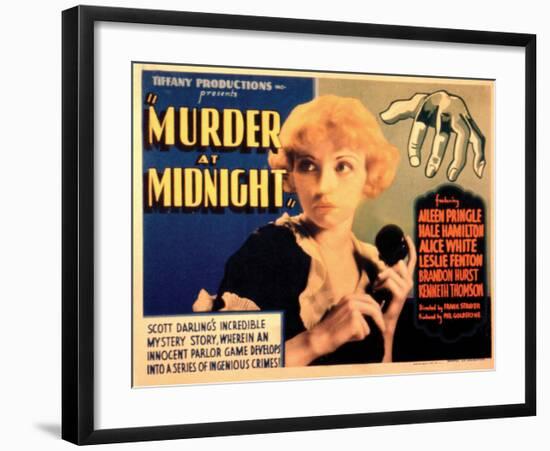 Murder at Midnight - 1931-null-Framed Giclee Print