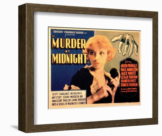 Murder at Midnight - 1931-null-Framed Giclee Print