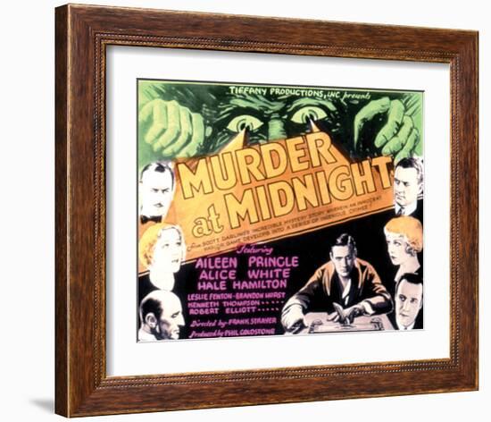 Murder At Midnight - 1931-null-Framed Giclee Print