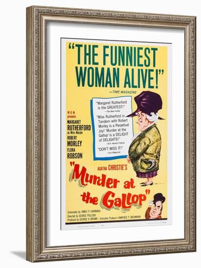 Murder at the Gallop-null-Framed Art Print