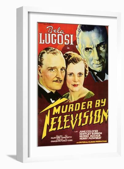 Murder By Television, 1935-null-Framed Art Print